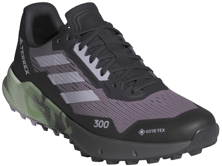 Adidas Women's Terrex Agravic Flow 2.0 GORE-TEX Trail Running Shoes Preloved Fig/Silver Dawn/Semi Green Spark Adidas