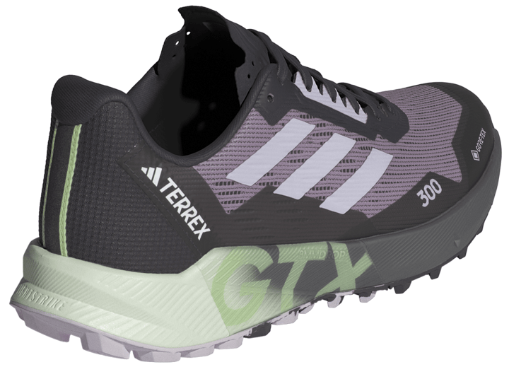 Adidas Women's Terrex Agravic Flow 2.0 GORE-TEX Trail Running Shoes Preloved Fig/Silver Dawn/Semi Green Spark Adidas
