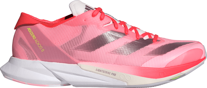 Adidas Women's Adizero Adios 8 Running Shoes Pink Spark/Aurora Met./Solar Red Adidas