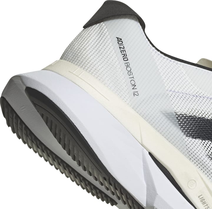 Adidas Men's Adizero Boston 12 Grey/Core Black/White Adidas Adidas Men's Adizero Boston 12 Grey/Core Black/White Adidas