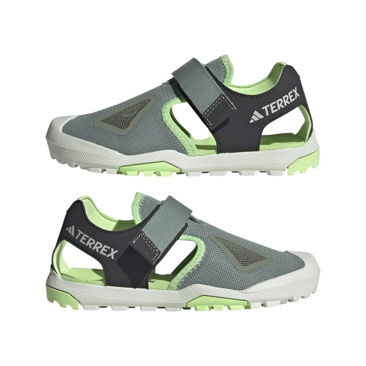 Adidas Kids' Terrex Captain Toey 2.0 Sandals Silver Green/Carbon/Green Spark Adidas Adidas Kids' Terrex Captain Toey 2.0 Sandals Silver Green/Carbon/Green Spark Adidas