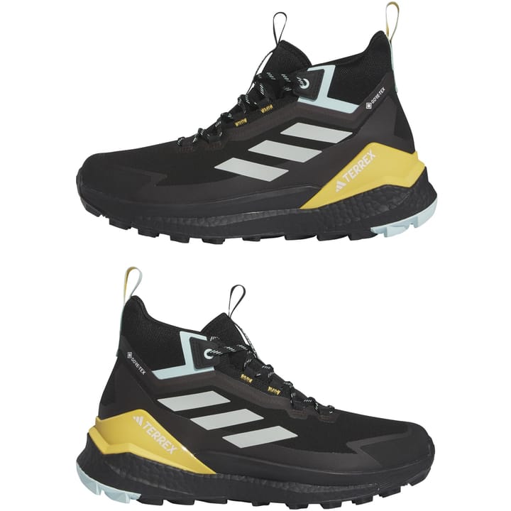 Adidas Men's Terrex Free Hiker GORE-TEX Hiking Shoes 2.0 Core Black/Wonder Silver/Semi Flash Aqua Adidas