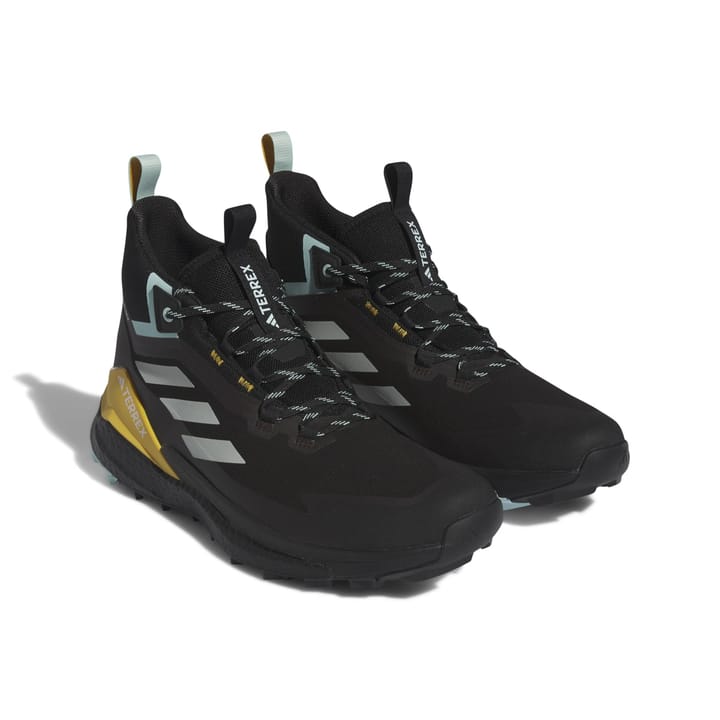 Adidas Men's Terrex Free Hiker GORE-TEX Hiking Shoes 2.0 Core Black/Wonder Silver/Semi Flash Aqua Adidas
