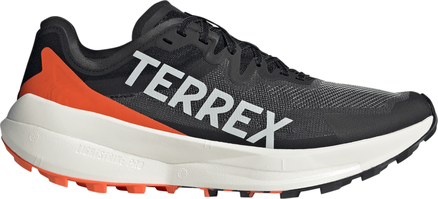 Adidas Adidas Men's Terrex Agravic Speed Trail Running Shoes Core Black/Grey One/Impact Orange 40 2/3, Core Black/Grey One/Impact Orange