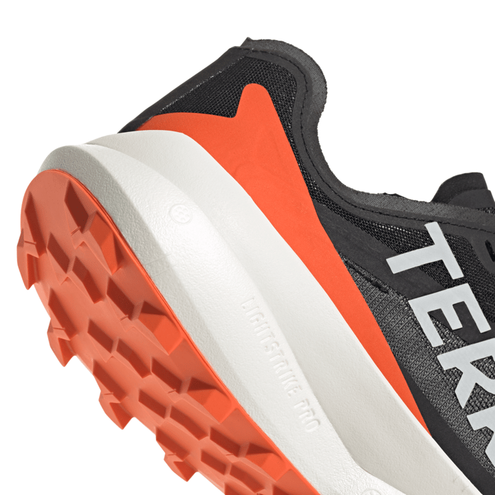 Adidas Men's Terrex Agravic Speed Trail Running Shoes Core Black/Grey One/Impact Orange Adidas