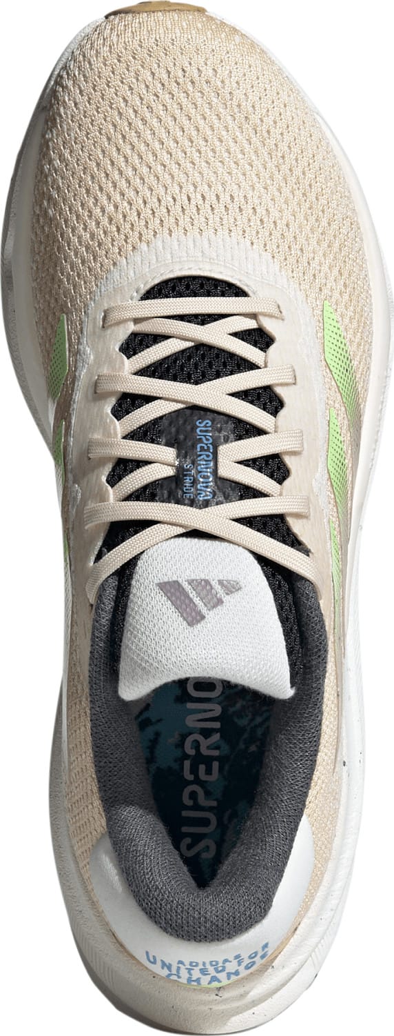 Adidas Women's Supernova Stride Move for the Planet Shoes Crystal Sand/Green Spark/Preloved Fig Adidas