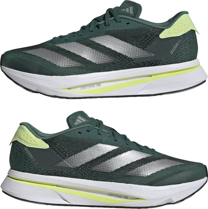 Adidas Men's Adizero Sl2 Green/Silver/Black Adidas Adidas Men's Adizero Sl2 Green/Silver/Black Adidas