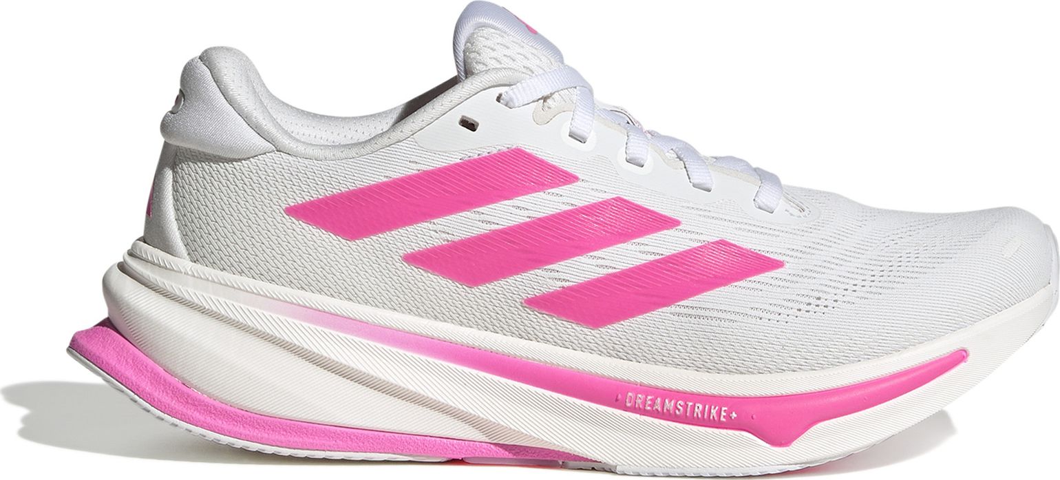 Adidas Women's Supernova Rise 2  Cloud White/Lucid Pink/Zero Metalic
