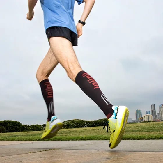 Injinji Sokk Ultra Compression Black Injinji