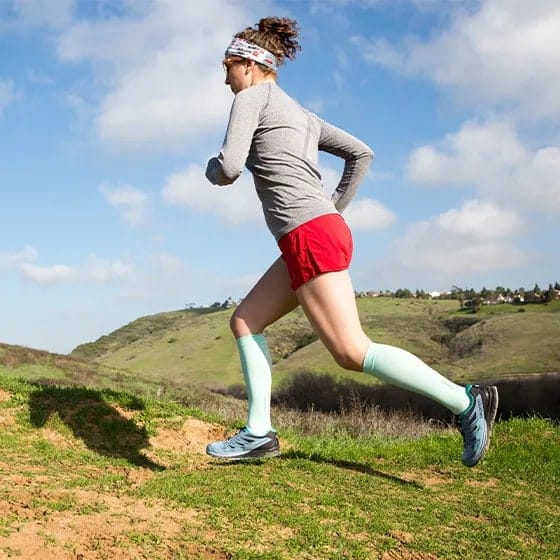 Injinji Sokk Women's Ultra Compression Jade Injinji Injinji Sokk Women's Ultra Compression Jade Injinji