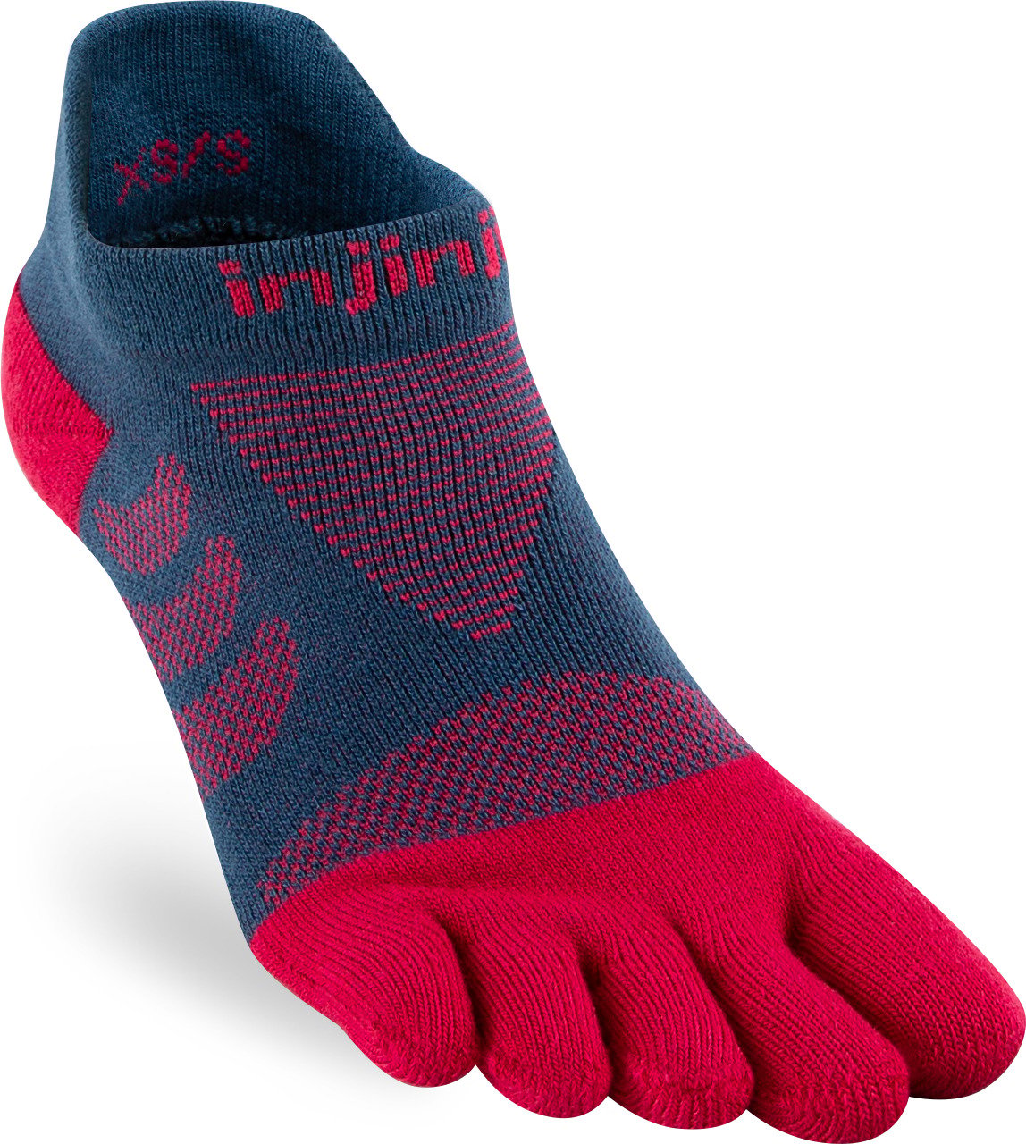 Injinji Women's Ultra Run No-Show strumpor