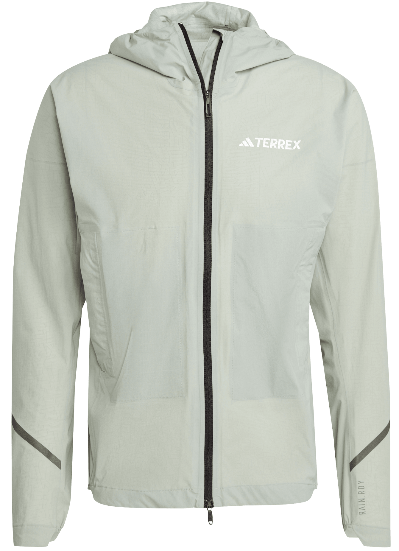Adidas Men's Terrex Xperior 2.5L Light RAIN.RDY Jacket Silver Green