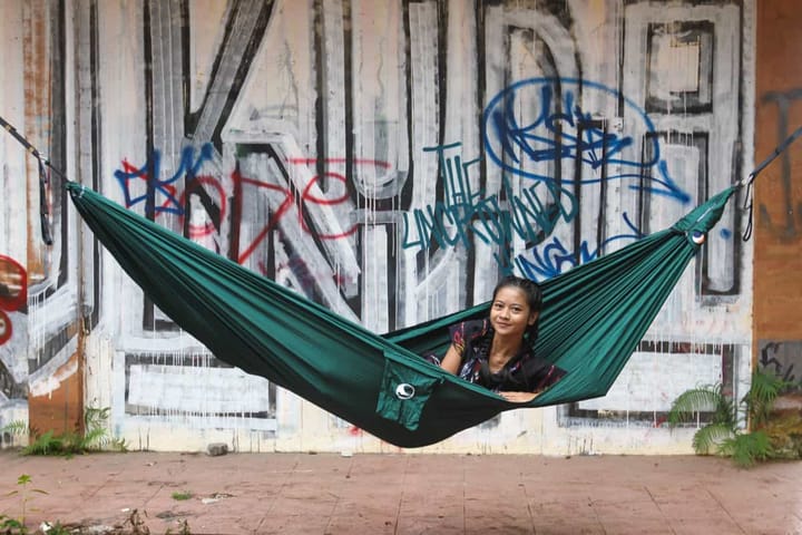 Ticket to the Moon Compact Hammock Forest Green Ticket to the Moon