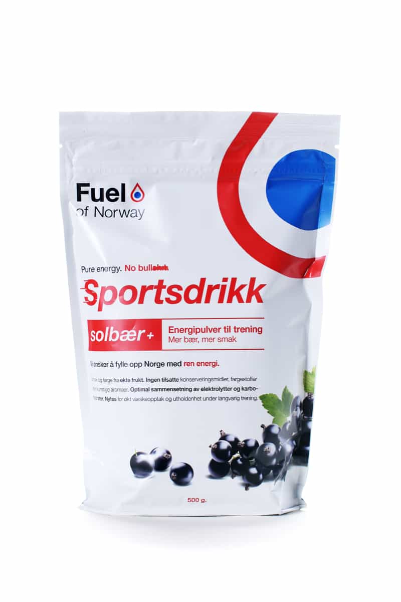 Fuel Of Norway Sportsdrikke Solbær 0,5kg