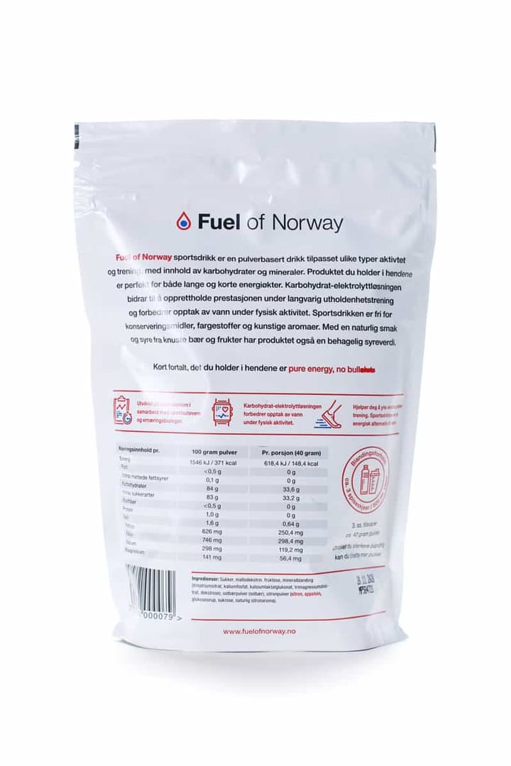 Fuel of Norway Sportsdrikke White Fuel of Norway Fuel of Norway Sportsdrikke White Fuel of Norway