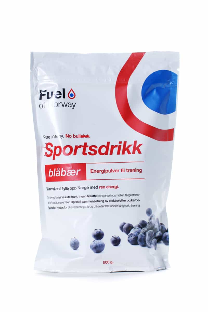 Fuel Of Norway Sportsdrikke Blåbær 0,5kg