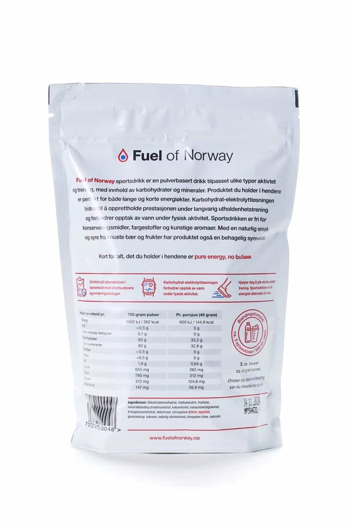 Fuel Of Norway Sportsdrikke Sitron/Lime 0,5kg Fuel of Norway