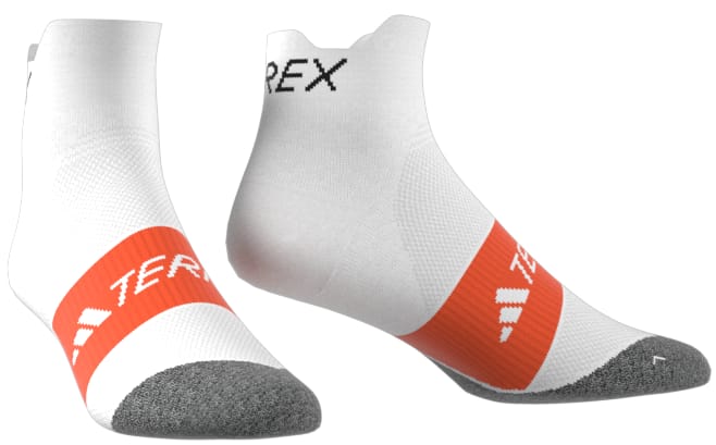 Adidas Terrex HEAT.RDY Trail Running Speed Ankle Socks White Adidas