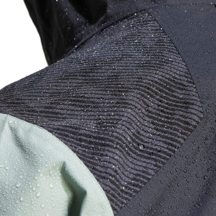 Adidas Men's TERREX Xperior Hybrid Rain Jacket Silver Green/Black Adidas