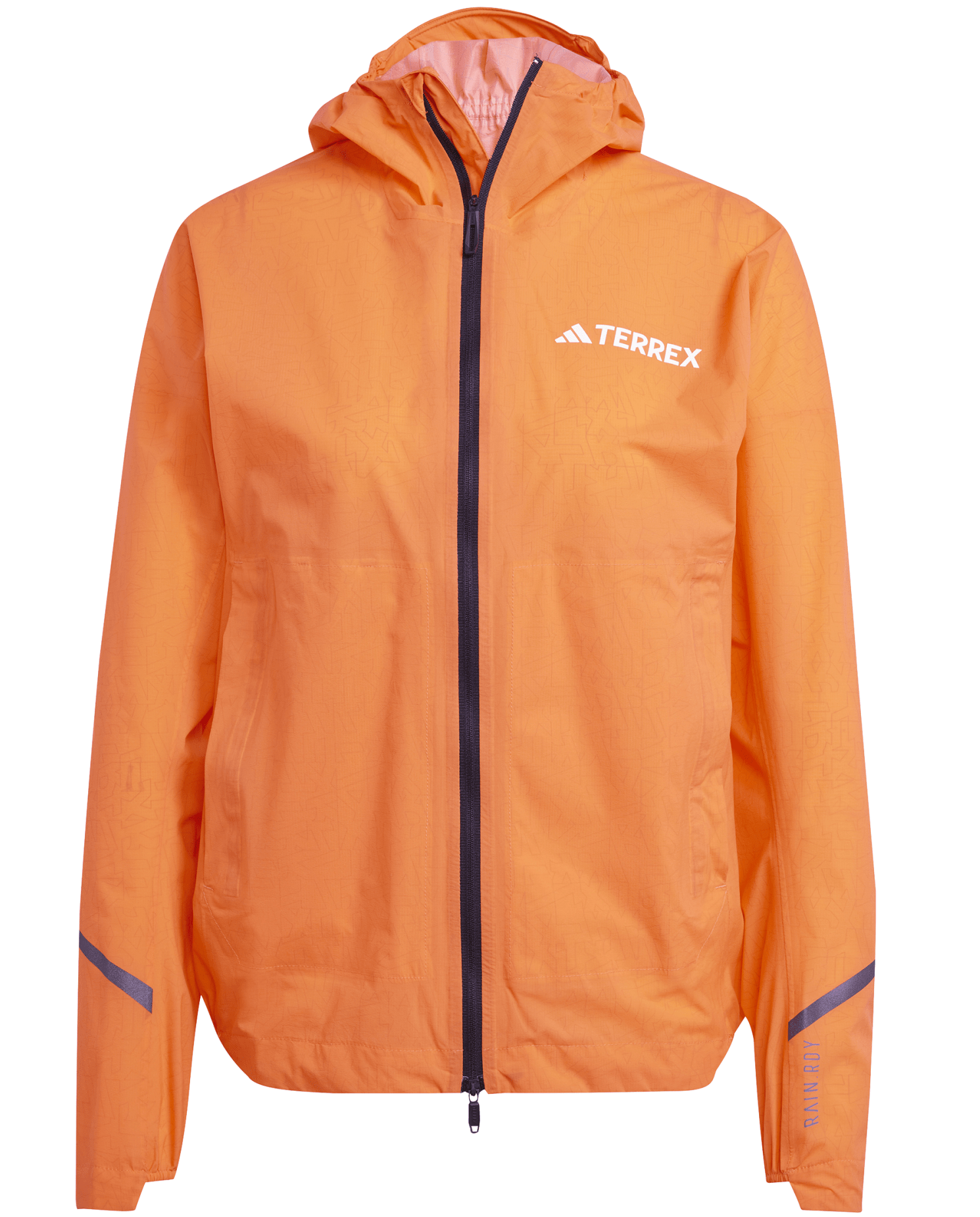 Adidas Women's Terrex Xperior 2.5L Light RAIN.RDY Jacket Semi Impact Orange