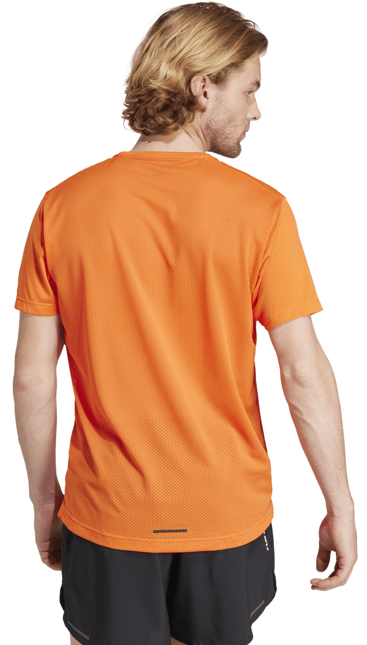 Adidas Men's Terrex Agravic Trail Running T-Shirt Semi Impact Orange/White Adidas