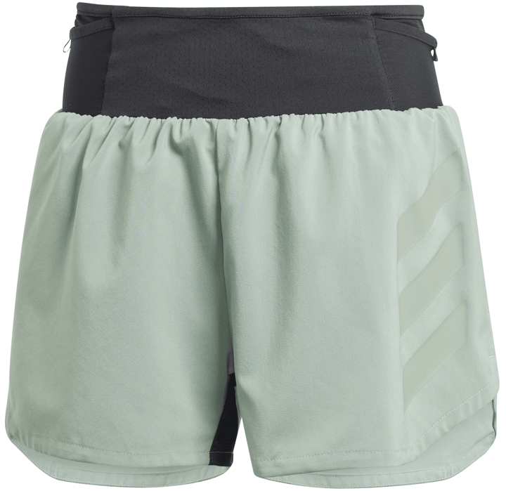 Adidas Women's Terrex Agravic Trail Running Shorts Silver Green Adidas