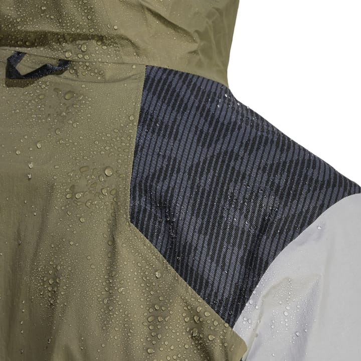 Adidas Men's Terrex Xperior Hybrid RAIN.DRY Jacka Charcoal Solid Grey/Olive Strata/Carbon Adidas