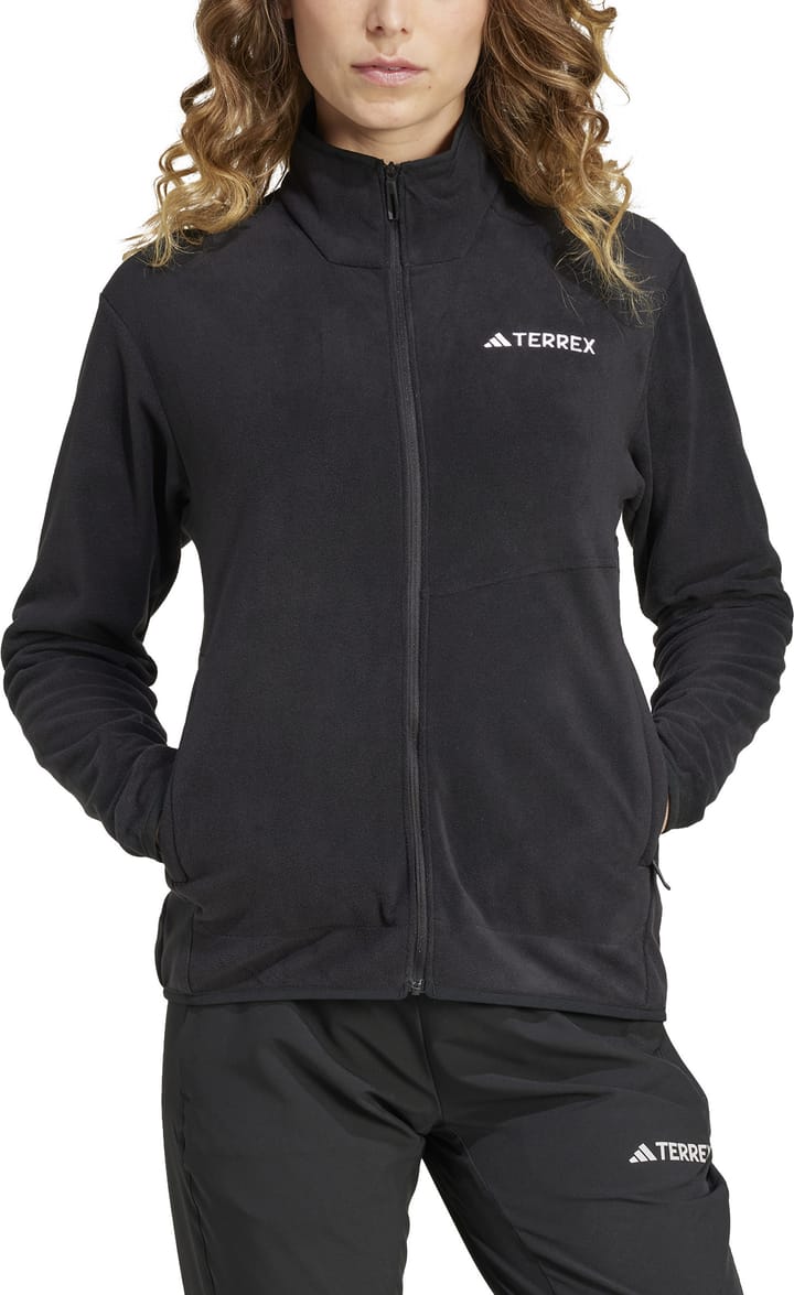 Adidas Women's Terrex Multi Full-Zip Fleece Jacket Black Adidas
