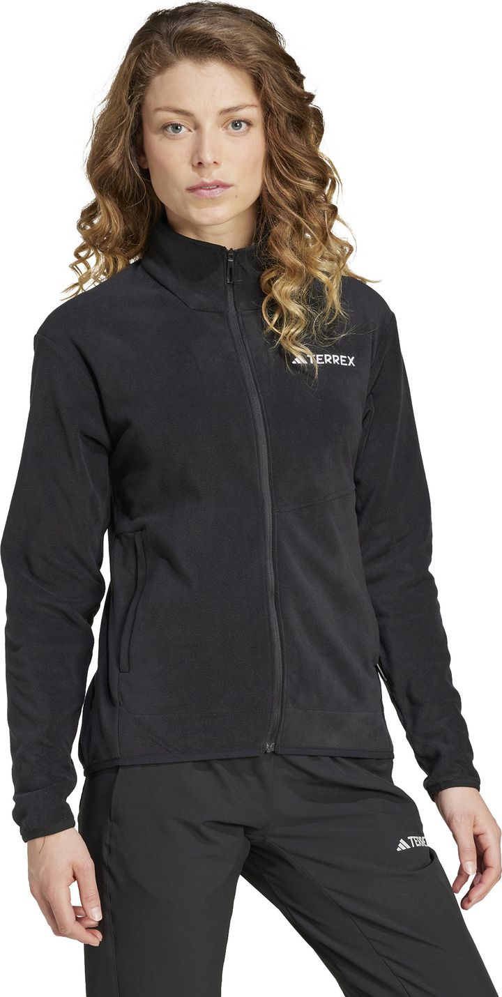 Adidas Women's Terrex Multi Full-Zip Fleece Jacket Black Adidas
