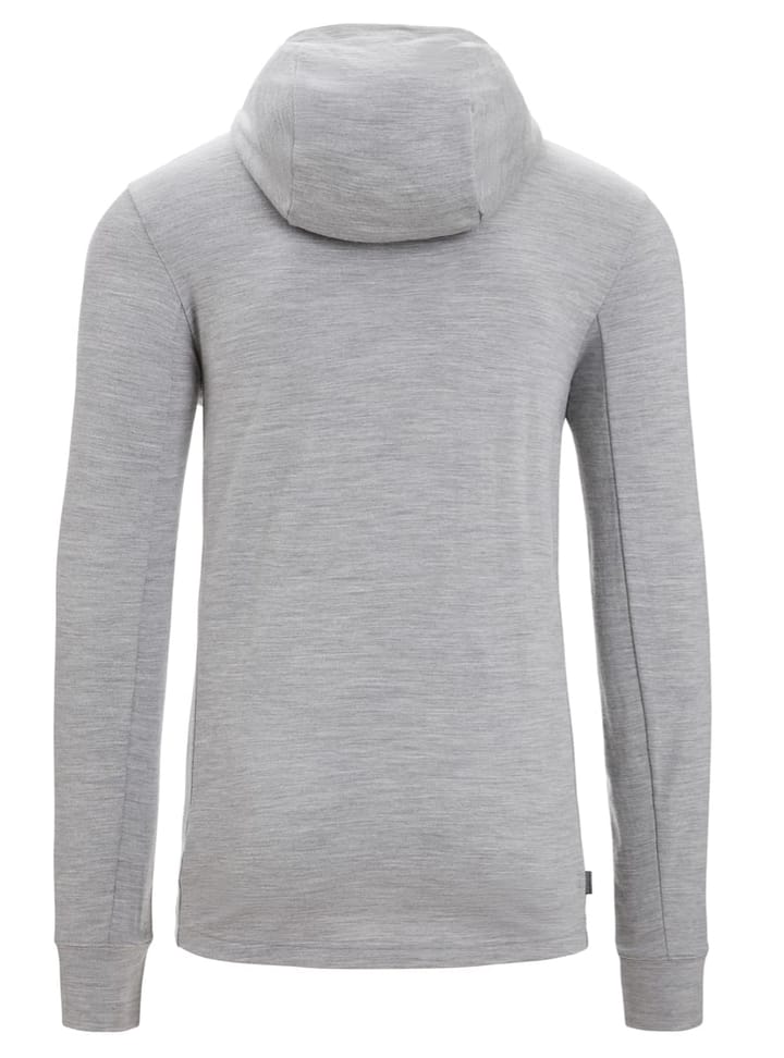Icebreaker M Quantum III LS Zip Hoodie Metro Hthr/Black Icebreaker