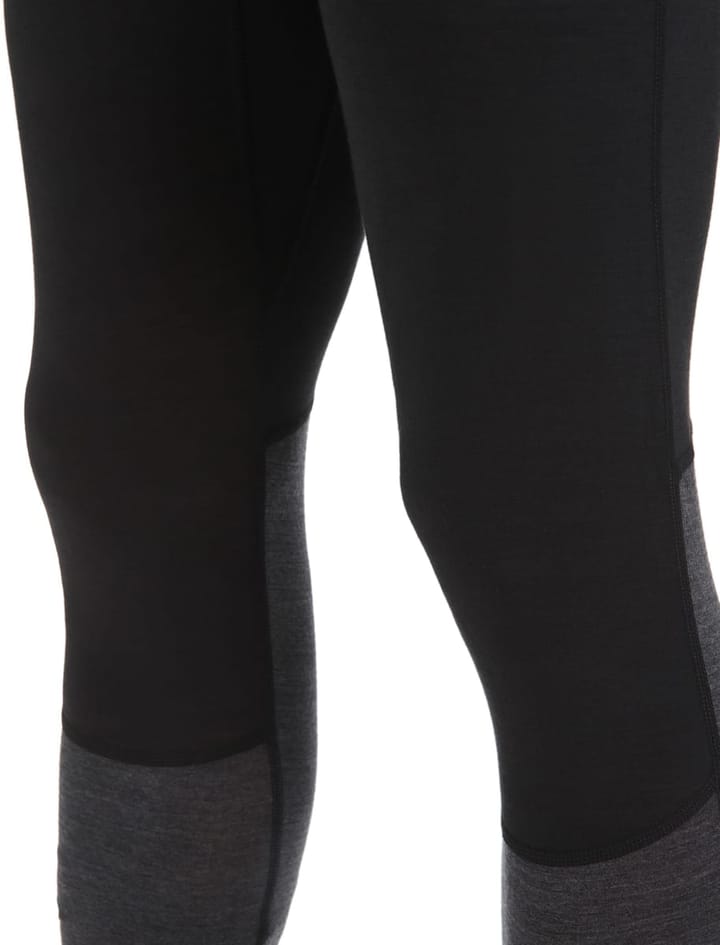 Icebreaker Men's 125 ZoneKnit™ Leggings BLACK/JET HTHR/CB Icebreaker