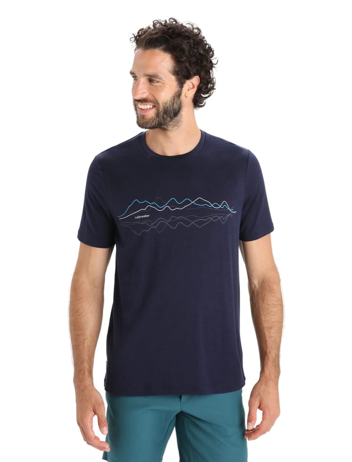 Icebreaker Men's Tech Lite II Short Sleeve Tee Icebreaker Midnight Navy Icebreaker