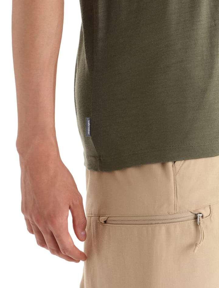 Icebreaker Men's Tech Lite II Short Sleeve Tee Polar Paddle Loden Icebreaker