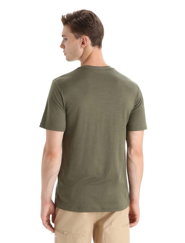 Icebreaker Men's Tech Lite II Short Sleeve Tee Polar Paddle Loden Icebreaker