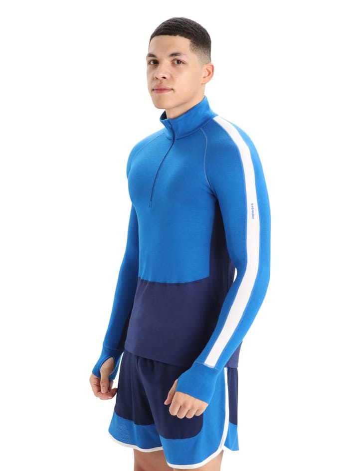 Icebreaker Men's Zoneknit 260 Long Sleeve Half Zip Lazurite/Royal Navy Icebreaker