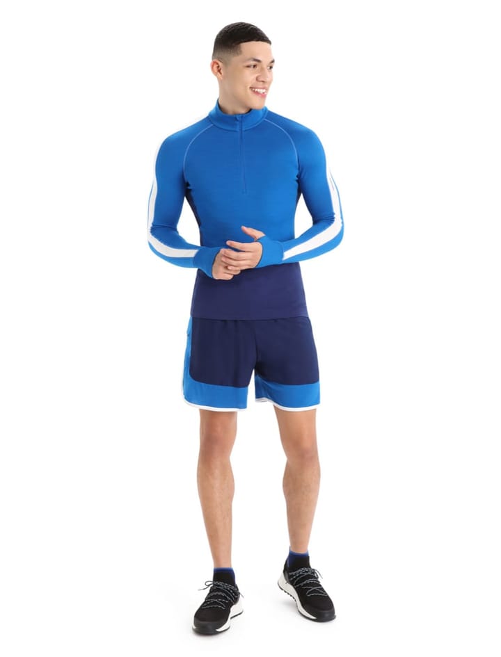 Icebreaker Men's Zoneknit 260 Long Sleeve Half Zip Lazurite/Royal Navy Icebreaker