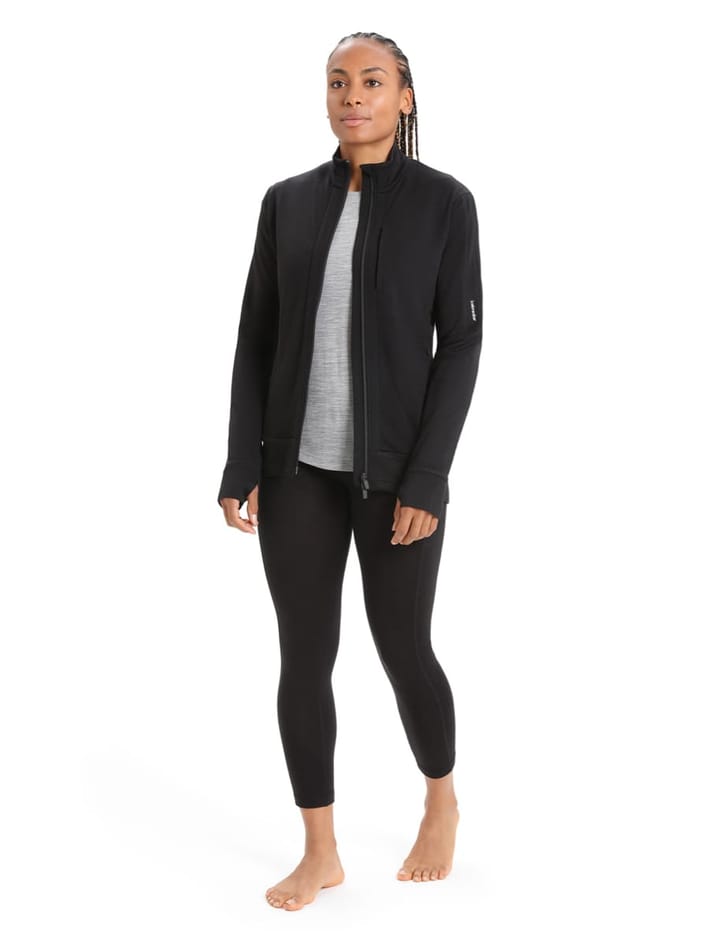 Icebreaker W Quantum III LS Zip Black Icebreaker