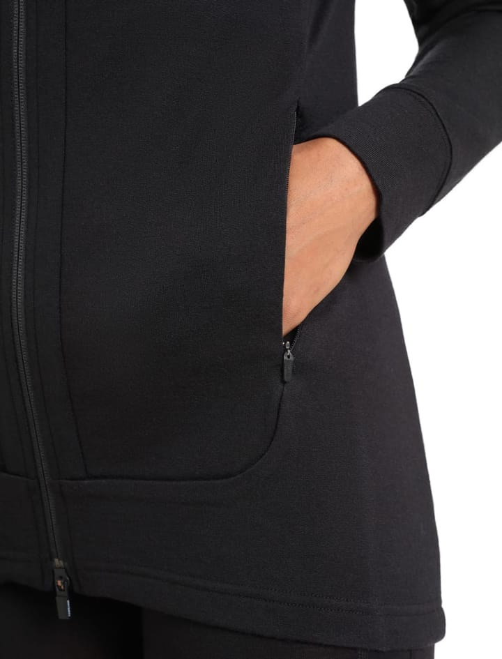 Icebreaker W Quantum III LS Zip Black Icebreaker