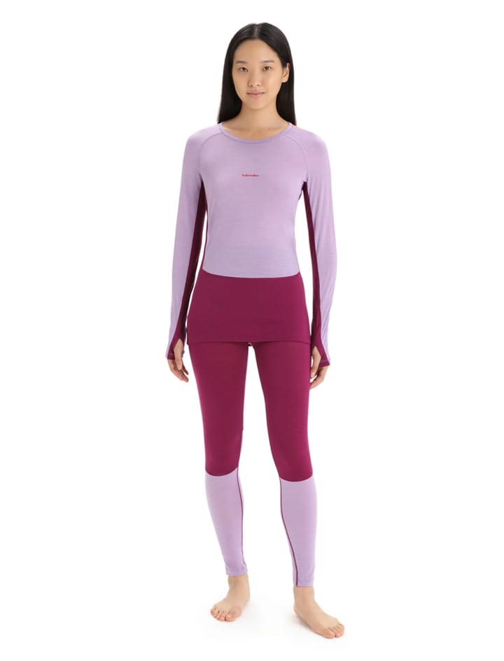 Icebreaker Women's 125 Zoneknit™ Long Sleeve Crew Purple Gaze/Go Berry/Cb Icebreaker