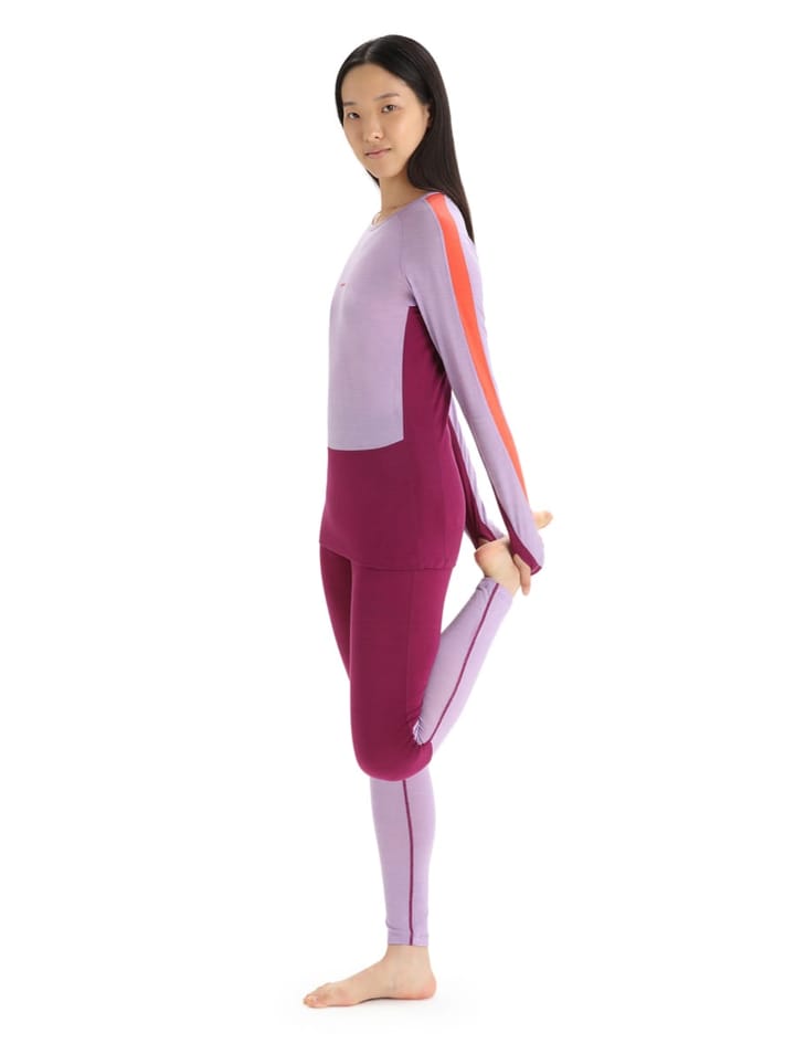 Icebreaker Women's 125 Zoneknit™ Long Sleeve Crew Purple Gaze/Go Berry/Cb Icebreaker