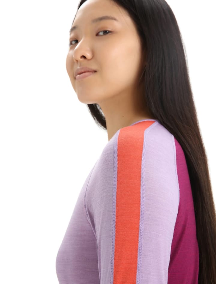 Icebreaker Women's 125 Zoneknit™ Long Sleeve Crew Purple Gaze/Go Berry/Cb Icebreaker
