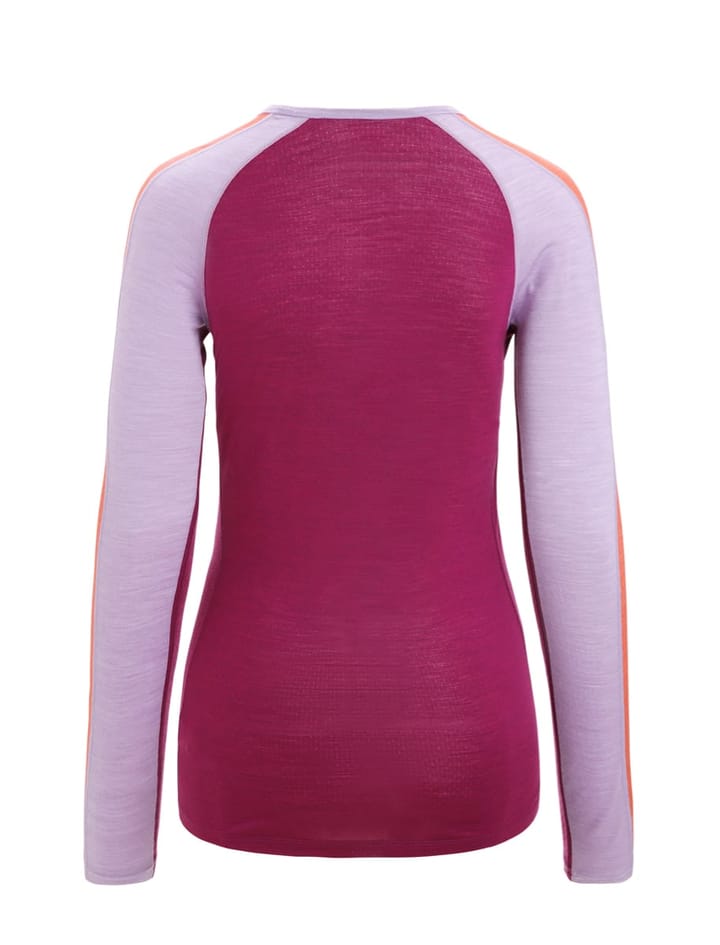 Icebreaker Women's 125 Zoneknit™ Long Sleeve Crew Purple Gaze/Go Berry/Cb Icebreaker