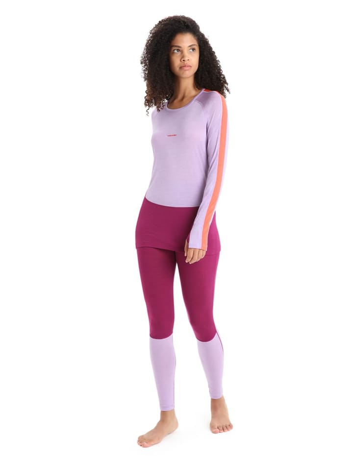 Icebreaker Women's 125 Zoneknit™ Long Sleeve Crew Purple Gaze/Go Berry/Cb Icebreaker