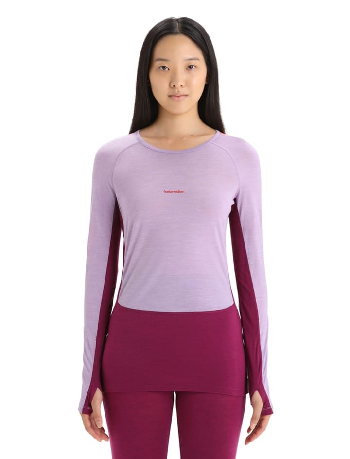 Icebreaker Women's 125 Zoneknit™ Long Sleeve Crew Purple Gaze/Go Berry/Cb Icebreaker