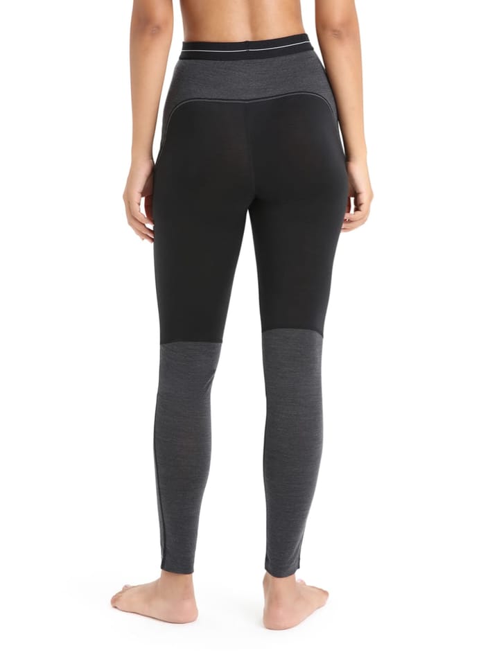 Icebreaker Women 125 Zoneknit™ Leggings Black/Jet Hthr/Cb Icebreaker