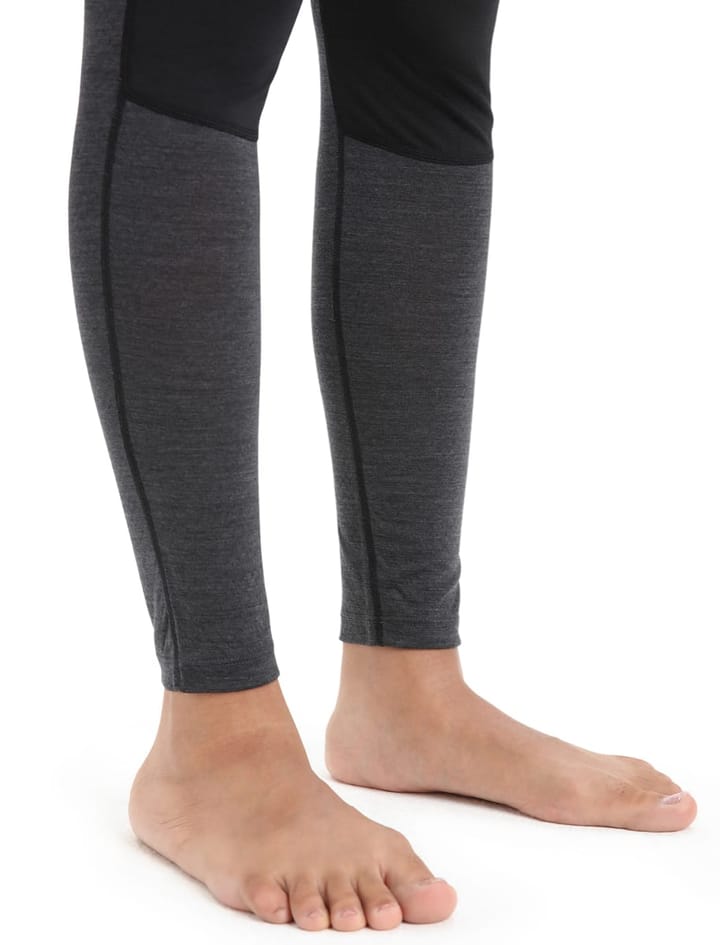 Icebreaker Women 125 Zoneknit™ Leggings Black/Jet Hthr/Cb Icebreaker