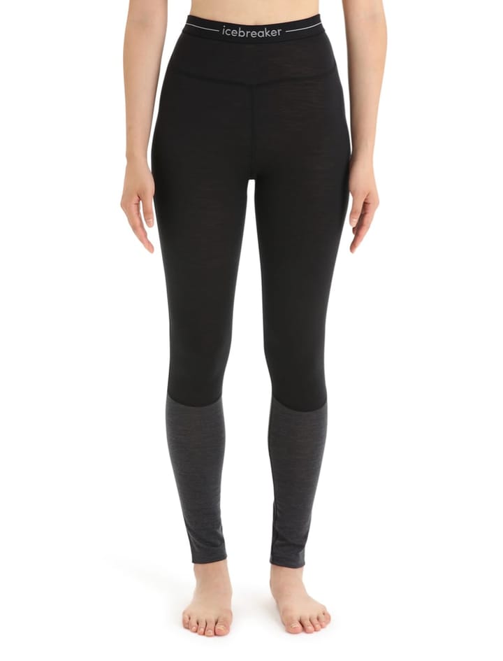 Icebreaker Women 125 Zoneknit™ Leggings Black/Jet Hthr/Cb Icebreaker