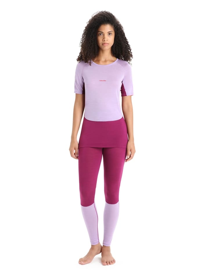 Icebreaker Women's 125 Zoneknit™ Leggings Go Berry/Purple Gaze/Cb Icebreaker