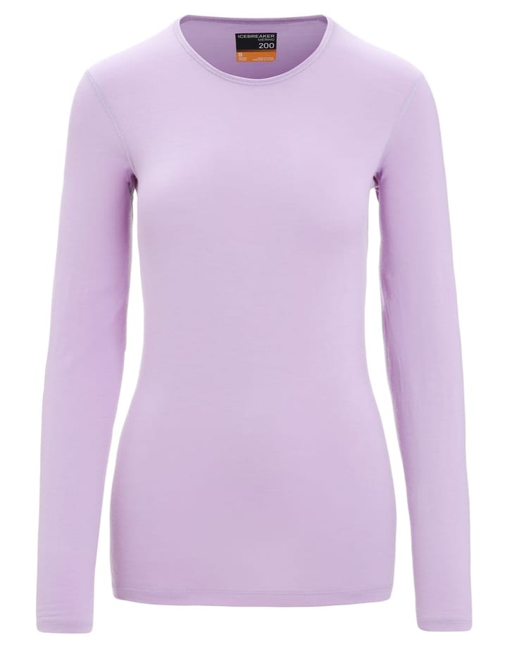 Icebreaker Women 200 Oasis LS Crewe Purple Gaze Icebreaker
