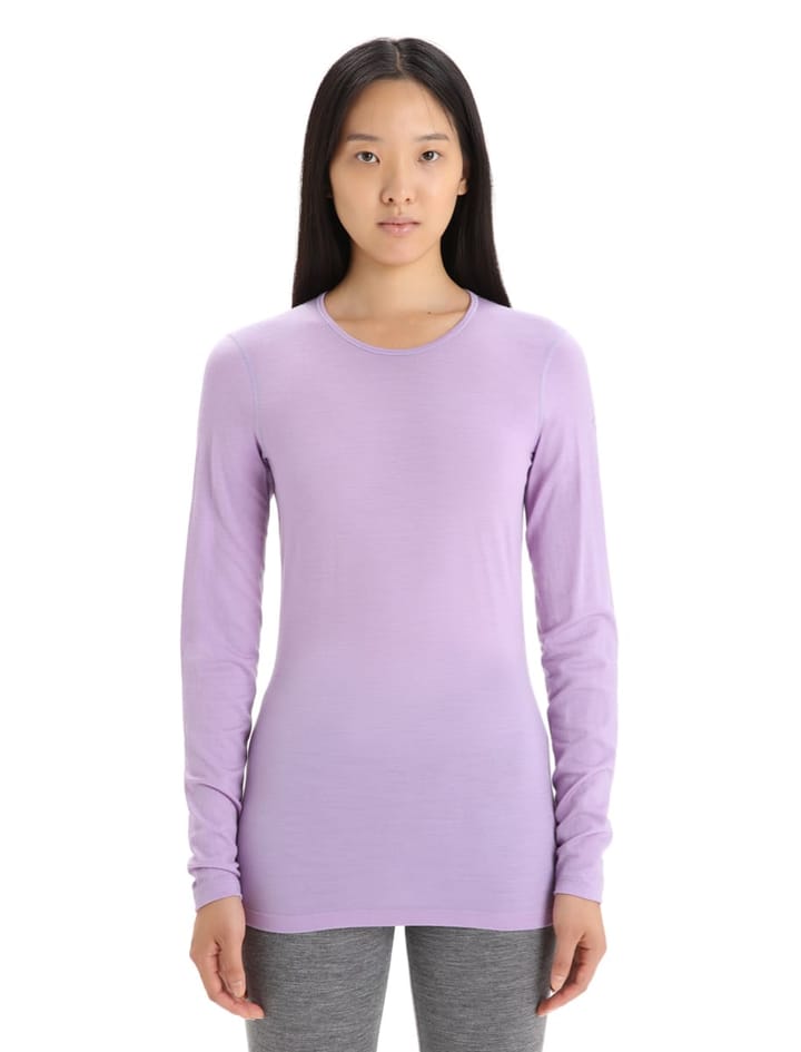 Icebreaker Women 200 Oasis LS Crewe Purple Gaze Icebreaker